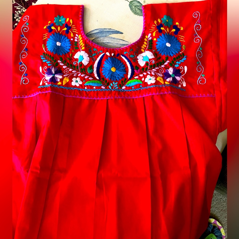 🇲🇽NWT Traditional Mexican blouse.
